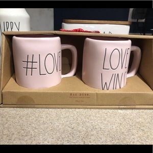 Rae Dunn Love Wins mugs